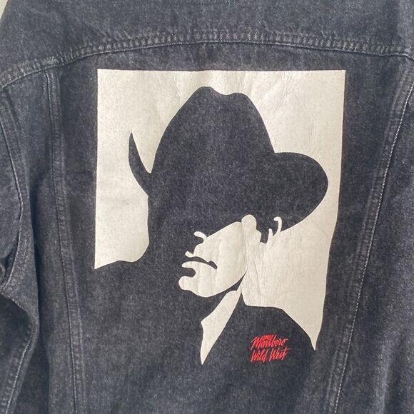 Marlboro Wild West Denim Vintage Jacket - Picture 8 of 9